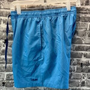 Huk Light Blue Swim Shorts‎